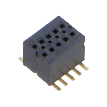 Conector: PCB-PCB; mamă; PIN: 10; 0,8mm; CLE; aurit; SMT; soclu; 2,7A