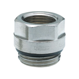 Plug with connection; Ext.thread: G 1/2"; Int.thread: G 3/8"