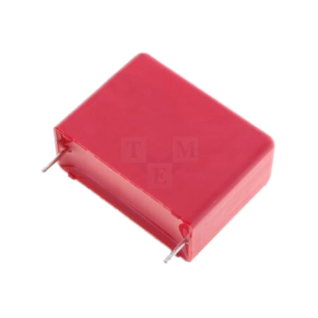 Condensator: cu poliester; 1uF; 400VAC; 1kVDC; 37,5mm; ±20%; THT