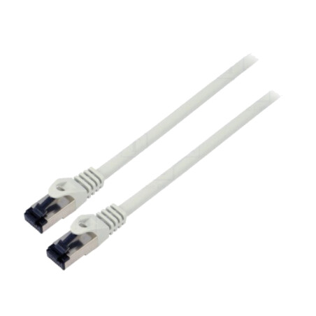 Patch cord; S/FTP; Cat 8.1; litat; Cu; LSZH; gri; 1,5m; 26AWG; Fire: 8