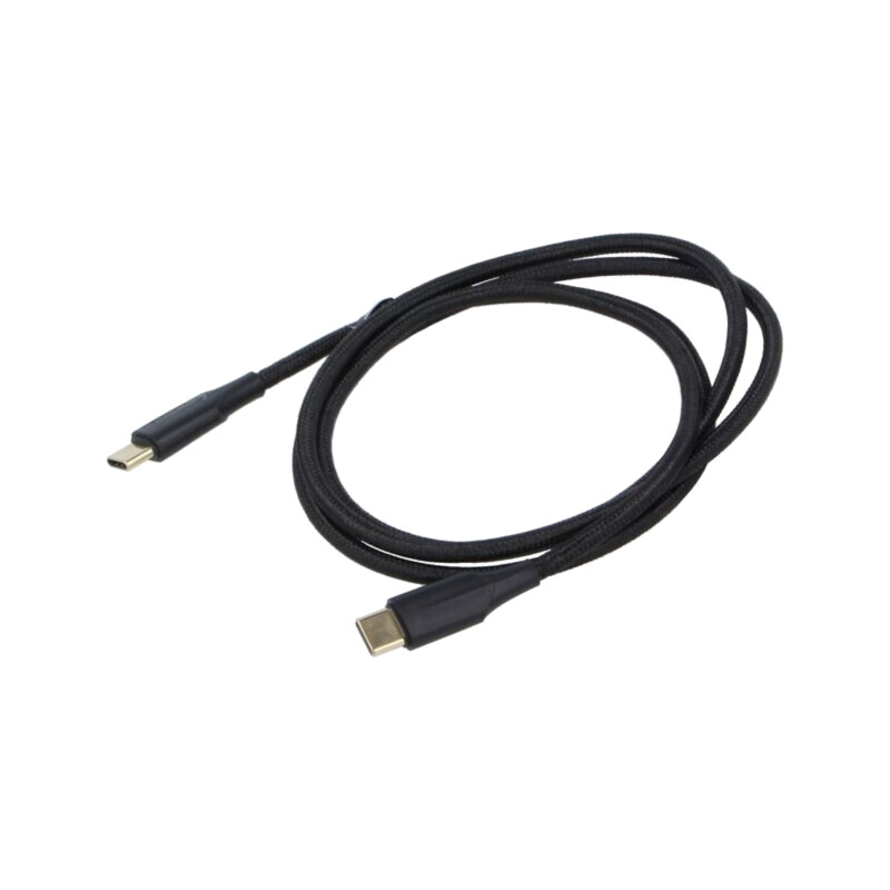Cablu; USB 2.0; USB C mufă,din ambele părţi; nichelat; 1m; negru Cablu; USB 2.0; USB C mufă,din ambele părţi; nichelat; 1m; negru