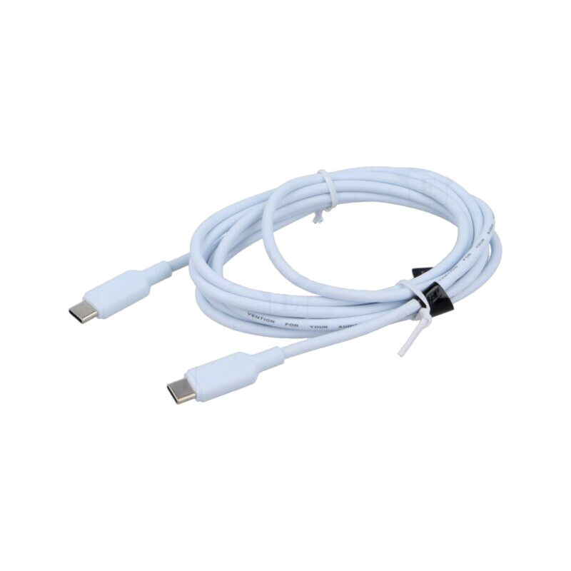 Cablu; USB 2.0; USB C mufă,din ambele părţi; nichelat; 2m; PVC