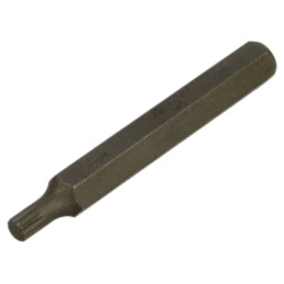 Capăt de şurubelniţă; spline (dodecagon); XZN M6; Lung.tot: 80mm