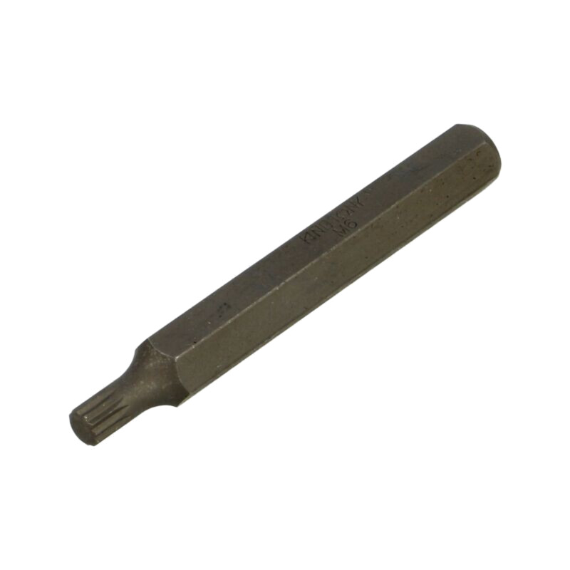 Capăt de şurubelniţă; spline (dodecagon); XZN M6; Lung.tot: 80mm