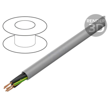 Cablu; H05VV5-F,ÖLFLEX® 150; 6G1mm2; neecranat; 300V,500V; Cu