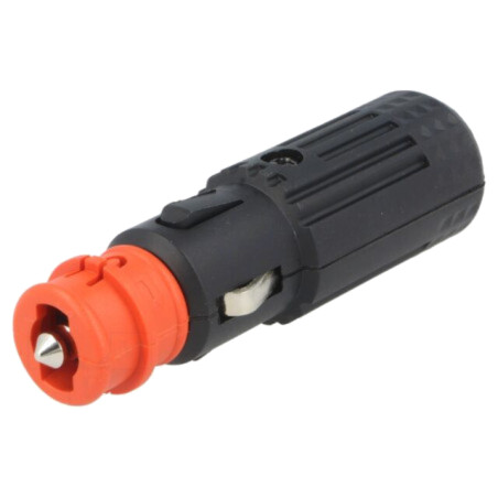 Mufă brichetă auto; Tens.alim: 12÷24VDC; Inom: 16A; 12V/15A