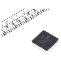 IC: microcontroler PIC; 32kB; 64MHz; 2,3÷5,5VDC; SMD; TQFP44; PIC18