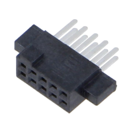 Conector: PCB-PCB; mamă; PIN: 10; 1,27mm; SFM; aurit; THT; soclu; 3,7A