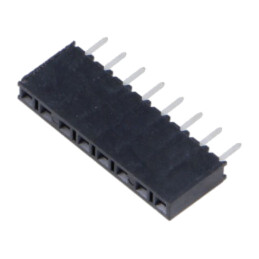 Conector: şiruri pini; soclu; tată; PIN: 12; drept; 2,54mm; THT; 2x6