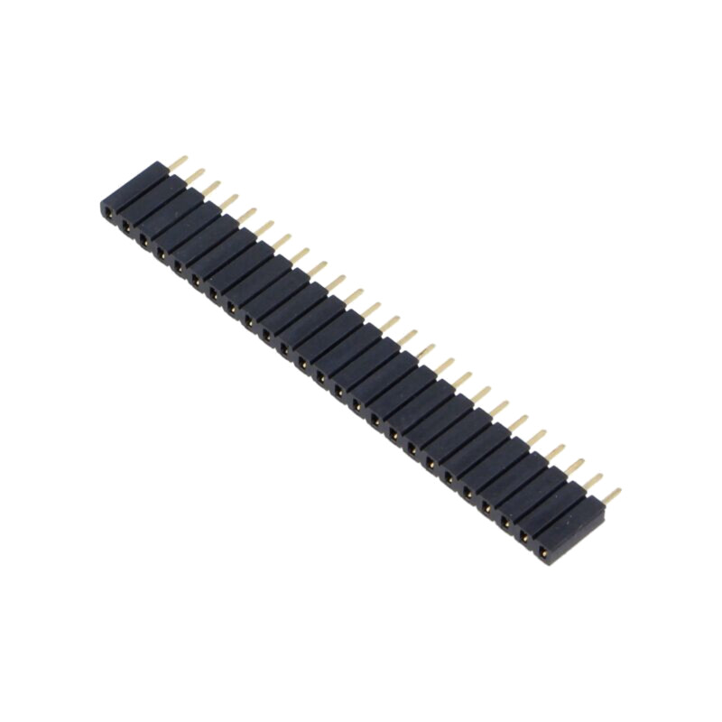Conector: şiruri pini; soclu; mamă; PIN: 25; drept; 2,54mm; THT; 1x25