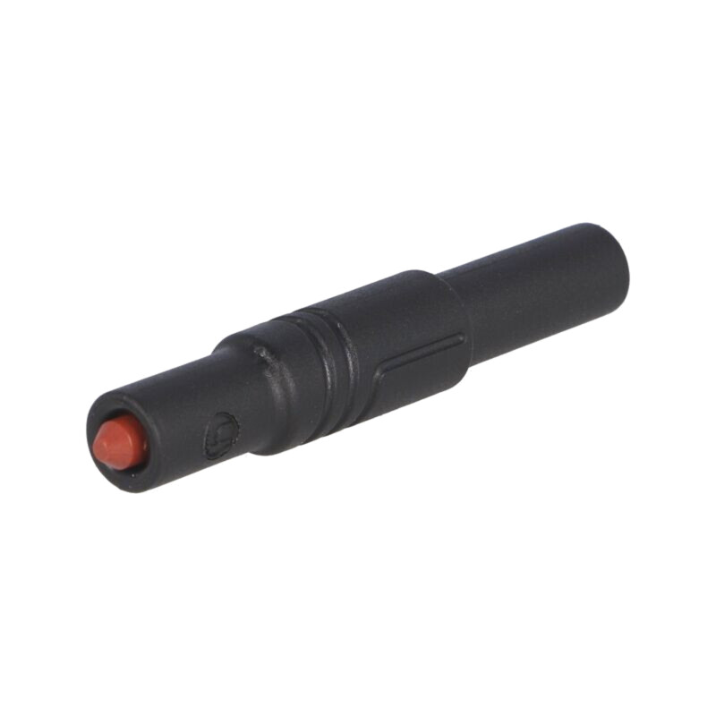 Conector: banană 4mm; mufă; 24A; 1kVDC; neagră; cu izolaţie; 3mΩ Conector: banană 4mm; mufă; 24A; 1kVDC; neagră; cu izolaţie; 3mΩ