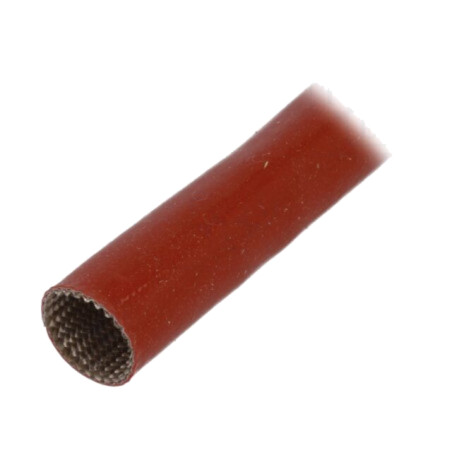Manşon electroizolant; fibră de sticlă; cărămiziu; -60÷250°C