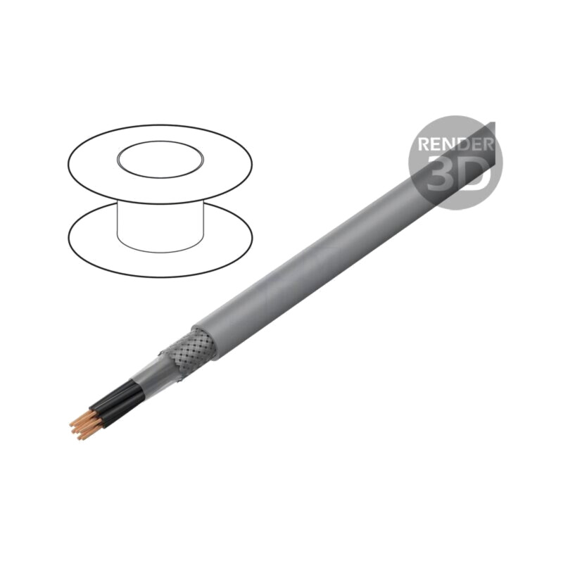 Cablu; ÖLFLEX® CLASSIC 135 CH; 3x1mm2; FRNC; gri; 300V,500V Cablu; ÖLFLEX® CLASSIC 135 CH; 3x1mm2; FRNC; gri; 300V,500V