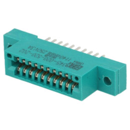 Conector: de margine; PIN: 20; lipire; pentru PCB; aurit; 2,54mm