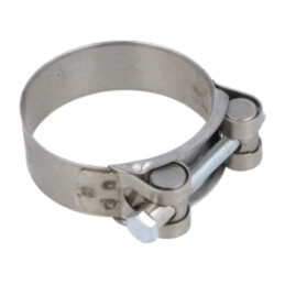 Colier cu şurub; W: 22mm; Crimpare: 56÷59mm; oţel cromat AISI 430