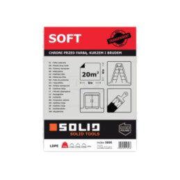 Folie LDPE; Lung: 5m; Lăţ: 4m; transparentă; SOFT
