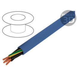 Cablu; ÖLFLEX® EB; 5G1,5mm2; neecranat; 300V,500V; Cu; litat