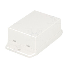 Carcasă: universală; X: 50,4mm; Y: 70mm; Z: 29,5mm; ABS; albe; UL94HB