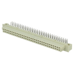 Conector: DIN 41612; mufă; tip B; mamă; PIN: 64; a+b; THT