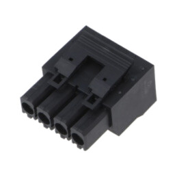 Regletă de conexiuni deconectabilă; 7,5mm; piste: 4; neagră