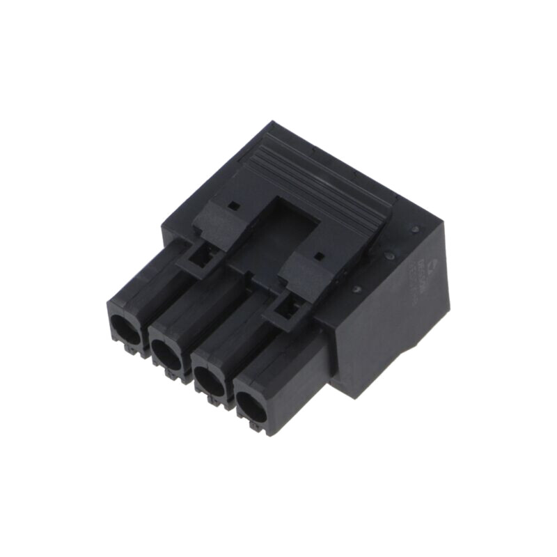 Regletă de conexiuni deconectabilă; 7,5mm; piste: 4; neagră