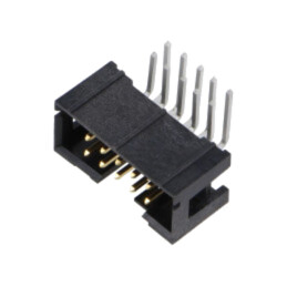 Conector: IDC; soclu; tată; PIN: 10; în unghi 90°; THT; aurit; 2,54mm