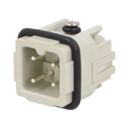 Conector: HDC; inserturi de contact; tată; DA; PIN: 4; 3+PE; 10A