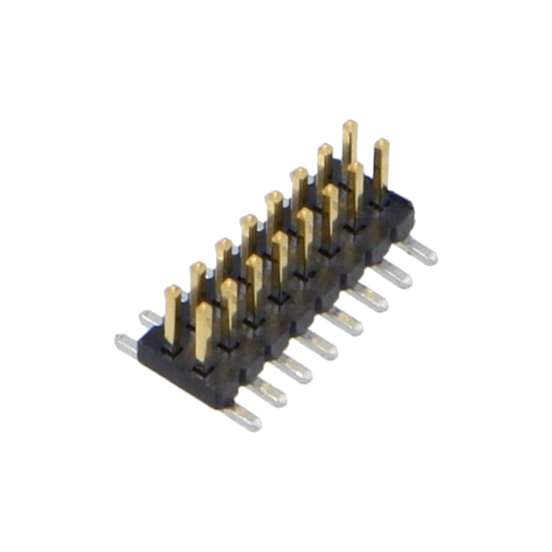 Conector: şiruri pini; tată; PIN: 16; 1,27mm; gold flash; SMT; soclu