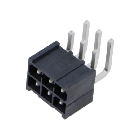 Conector: PCB-cablu/PCB; soclu; POWERMATE; tată; PIN: 6; 4,19mm; THT