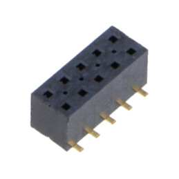 Conector: PCB-PCB; mamă; PIN: 10; 2mm; TLE; aurit; SMT; soclu; 3,2A