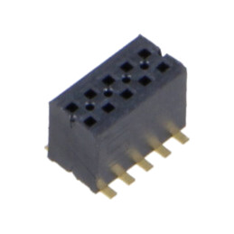 Conector: şiruri pini; tată; PIN: 10; 1,27mm; aurit; SMT; soclu; rolă