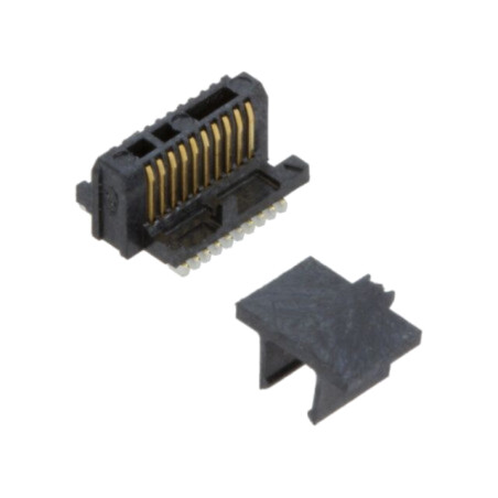 Conector: PCB-PCB; tată; PIN: 10; 0,4mm; ST4; aurit; SMT; soclu; 1,6A