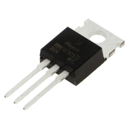 Tranzistor: N-MOSFET; unipolar; TO220-3