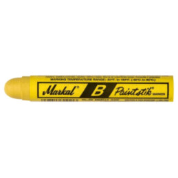 Marker: cu vopsea solidă; galbenă; PAINTSTIK B; Capăt: rotundă