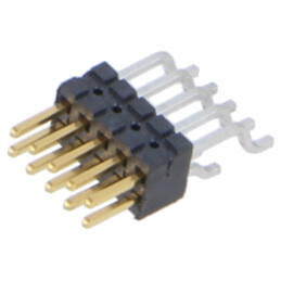 Conector: şiruri pini; tată; PIN: 10; 1,27mm; aurit; SMT; soclu; rolă