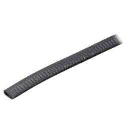 Ecrane pentru orificii şi margini; PVC; L: 10m; neagră; H: 17mm