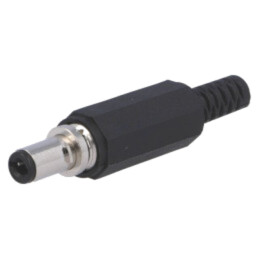 Conector: alimentare DC; mufă; mamă; 5,5/2,1mm; 5,5mm; 2,1mm; 9,5mm