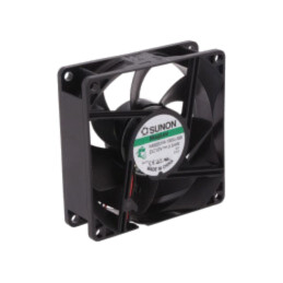 Ventilator: DC; axial; 12VDC; 80x80x25mm; 40,39m3/h; 20,4dBA; Vapo