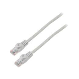 Patch cord; U/UTP; 6; litat; CCA; PVC; gri; 7,5m; 26AWG; Fire: 8; 1buc.