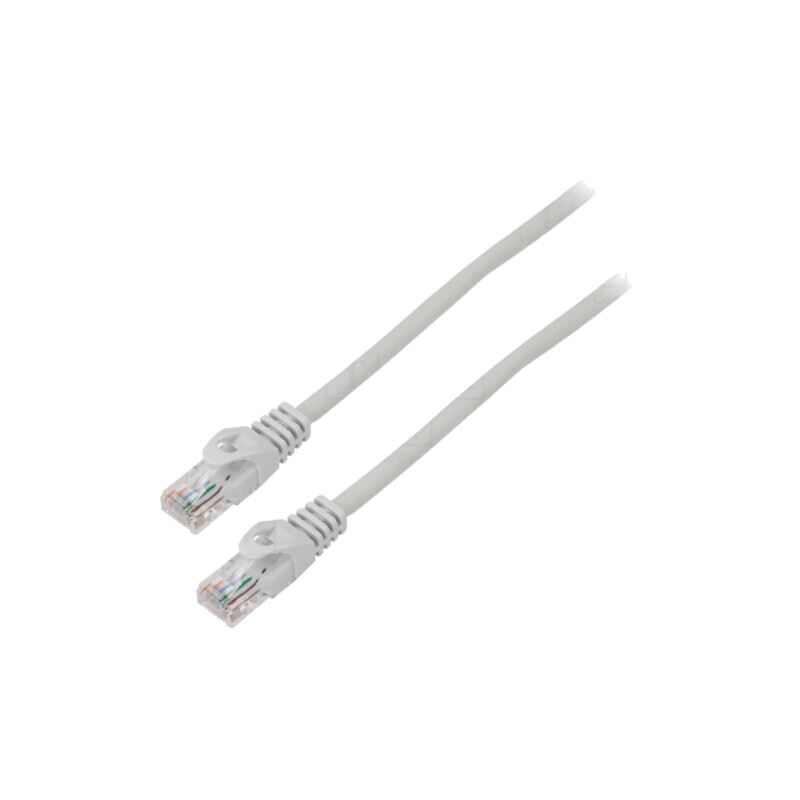 Patch cord; U/UTP; 6; litat; CCA; PVC; gri; 7,5m; 26AWG; Fire: 8; 1buc. Patch cord; U/UTP; 6; litat; CCA; PVC; gri; 7,5m; 26AWG; Fire: 8; 1buc.
