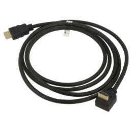 Cablu; HDCP 2.2,HDMI 2.0; HDMI mufă,HDMI mufă 270°; PVC; 2m