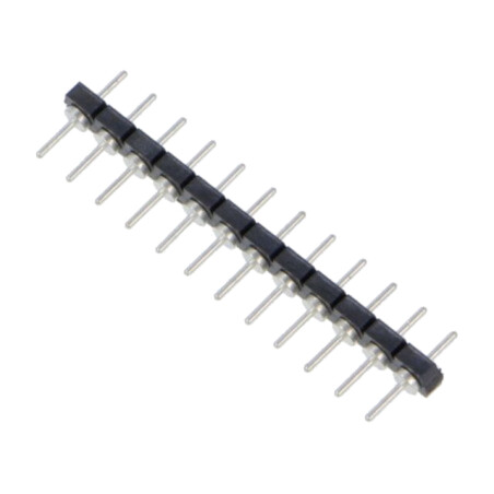 Conector: şiruri pini; tată; PIN: 12; 2,54mm; cositorit; THT; drept