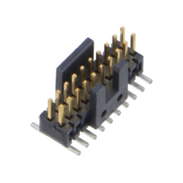 Conector: şiruri pini; tată; PIN: 20; 1,27mm; aurit; SMT; soclu