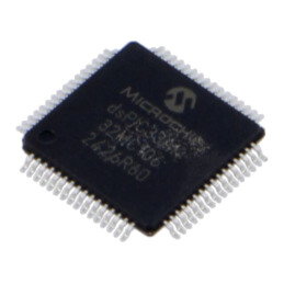 IC: microcontroler dsPIC; 32kB; 8kBRAM; TQFP64; 3÷3,6VDC; DSPIC