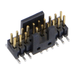 Conector: şiruri pini; tată; PIN: 20; 1,27mm; aurit; SMT; soclu