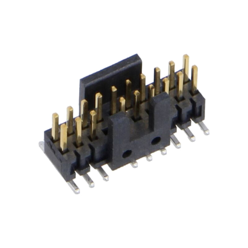 Conector: şiruri pini; tată; PIN: 20; 1,27mm; aurit; SMT; soclu