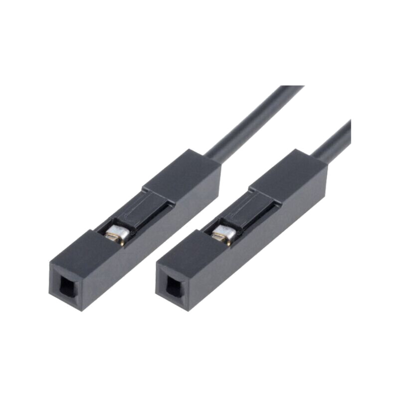 Cablu de conectare; PIN: 1; neagră; 10buc; 210mm