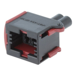 Conector: automotive; mufă; mamă; JPT; pe cablu; PIN: 2; neagră