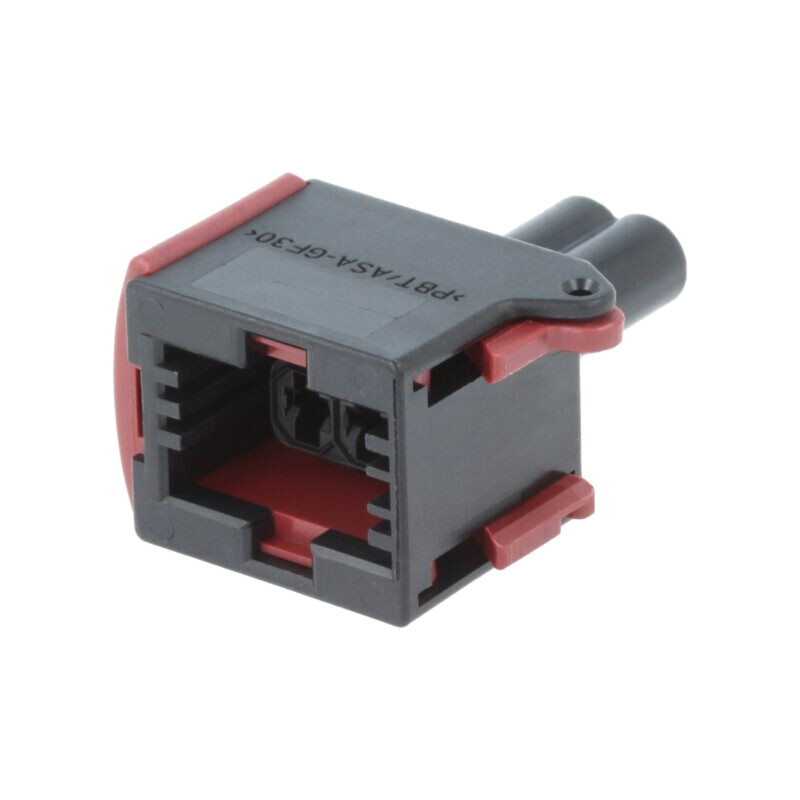 Conector: automotive; mufă; mamă; JPT; pe cablu; PIN: 2; neagră