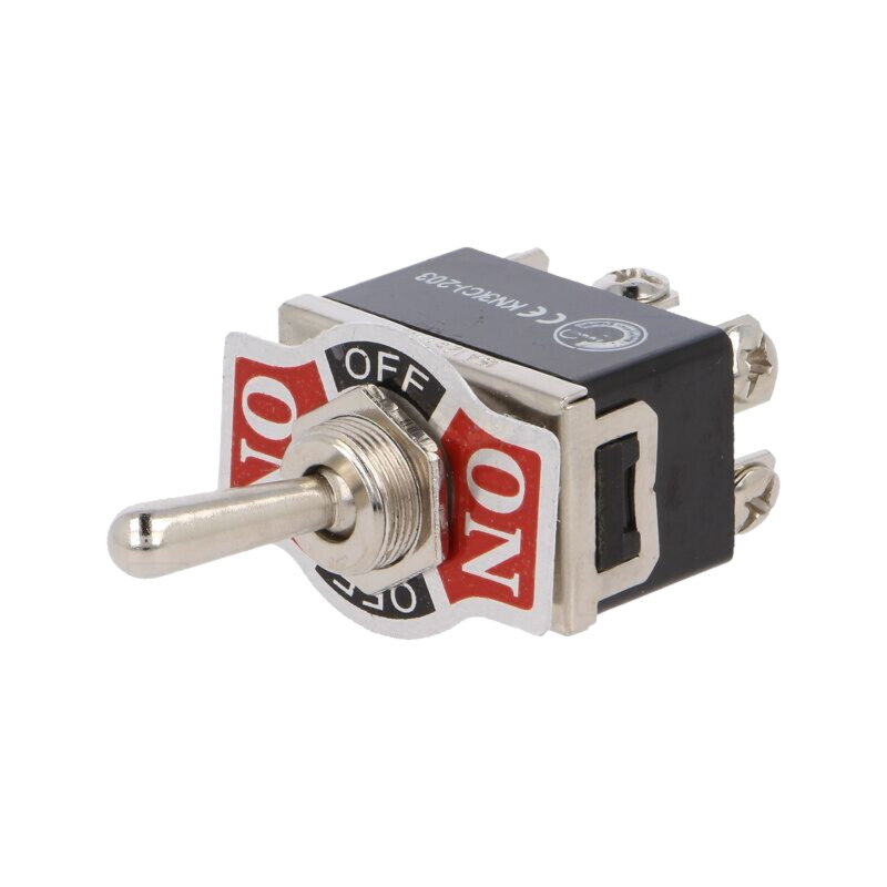 Comutator: basculant; Poz: 3; DP3T; ON-OFF-ON; 10A/250VAC; -25÷85°C